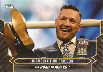 2017 Topps On Demand  Mayweather vs McGregor Road to August 26th #17 McGregor Feeling Confident Front