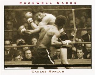 2002 Rockwell The Great Middleweights #4 Carlos Monzon Front