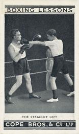 1935 Cope Bros. Boxing Lessons #2 The Straight Left Front