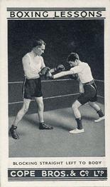 1935 Cope Bros. Boxing Lessons #6 Blocking Left to Body Front