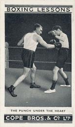 1935 Cope Bros. Boxing Lessons #21 The Punch Under the Heart Front