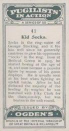 1928 Ogden's Pugilists in Action #41 Kid Socks Back