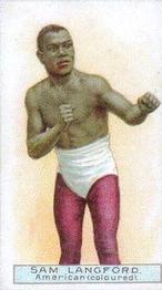 1911 Wills's Boxers (Green Stars & Circle Back) #NNO Sam Langford Front