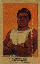 1923 W515-2 Strip Cards #2 Battling Siki Front