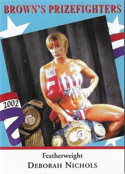 2002 Brown's - Women Boxers #W9 Deborah Nichols Front