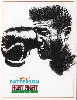 1992 Fight Night Faces #9 Floyd Patterson Front