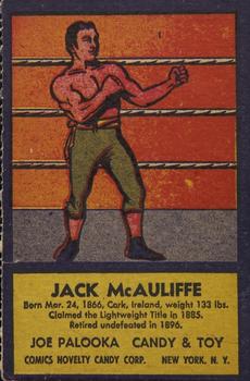 1950 Joe Palooka Boxers (R437) #NNO Jack McAuliffe Front