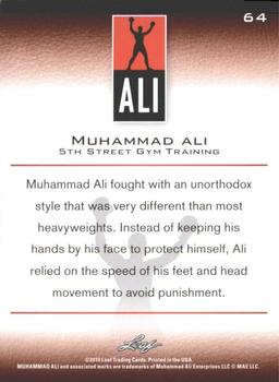 2011 Leaf Muhammad Ali #64 Muhammad Ali Back