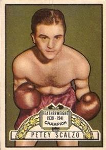 1951 Topps Ringside #27 Petey Scalzo Front