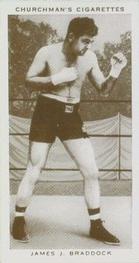 1938 Churchman's Boxing Personalities #6 James Braddock Front