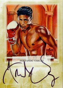 2010 Ringside Boxing Round One - Autographs Gold #AFV1 Fernando Vargas Front
