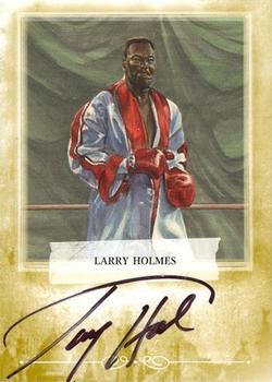 2010 Ringside Boxing Round One - Autographs Gold #ALH2 Larry Holmes Front