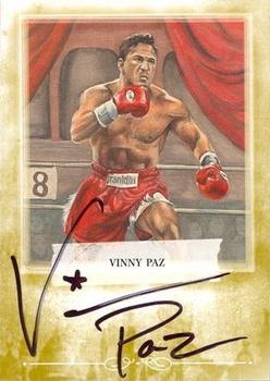2010 Ringside Boxing Round One - Autographs Gold #AVP2 Vinny Paz Front