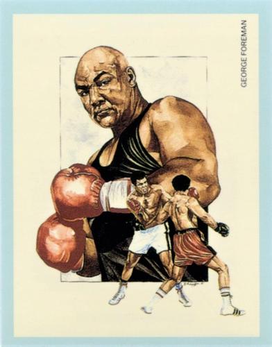 1991 Victoria Gallery Heavyweights (Red Back) #15 George Foreman Front