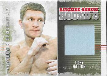 2011 Ringside Boxing Round Two - Authentic Memorabilia Silver #AM-34 Ricky Hatton Front