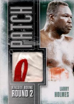 2011 Ringside Boxing Round Two - Patches Silver #P-12 Larry Holmes Front
