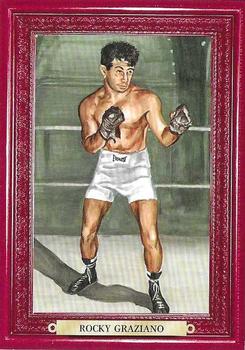 2011 Ringside Boxing Round Two - Turkey Red #154 Rocky Graziano Front