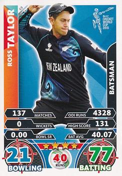 2015 Topps Cricket Attax ICC World Cup #69 Ross Taylor Front