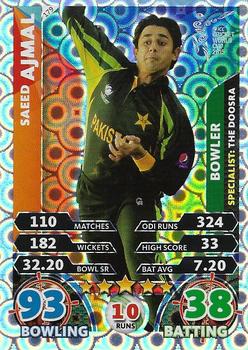 2015 Topps Cricket Attax ICC World Cup #179 Saeed Ajmal Front