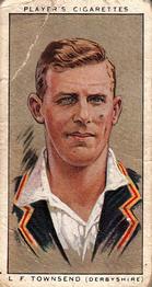 1934 Player's Cricketers #27 Leslie Townsend Front