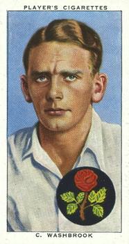 1938 Player's Cricketers #30 Cyril Washbrook Front