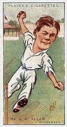 1926 Player's Cricketers (Caricatures by RIP) #1 George Allen Front