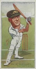 1926 Player's Cricketers (Caricatures by RIP) #3 Warren Bardsley Front