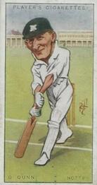 1926 Player's Cricketers (Caricatures by RIP) #13 George Gunn Front