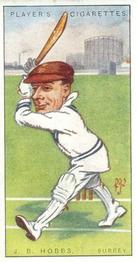 1926 Player's Cricketers (Caricatures by RIP) #19 Jack Hobbs Front