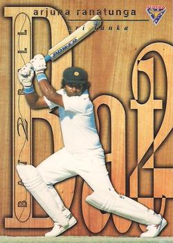 1995-96 Futera Cricket - Bat 2 Ball #B2B10 Arjuna Ranatunga / Aaqib Javed Front