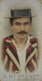 1896 Wills's Cricketers #NNO Gregor MacGregor Front