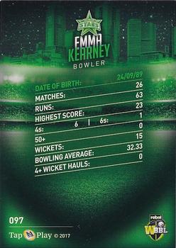 2017-18 Tap 'N' Play BBL Cricket - Base Parallel #097 Emma Kearney Back