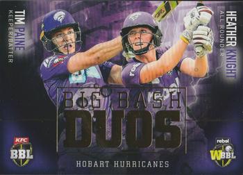 2017-18 Tap 'N' Play BBL Cricket - Team Duos #TD-03 Tim Paine / Heather Knight Front