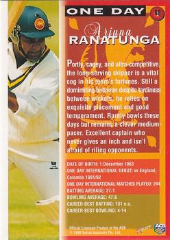1998-99 Select Tradition Hobby Exclusive - Gold Parallel #68 Arjuna Ranatunga Back