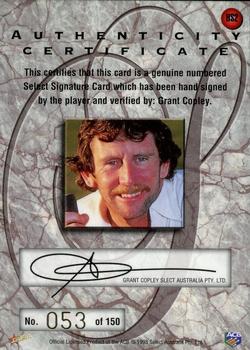 1998-99 Select Tradition Hobby Exclusive - Hero Signatures #HS2 Ian Chappell Back