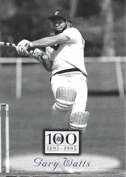 1996 Futera Victorian Cricket Association 1895-1995 #95 Gary Watts Front