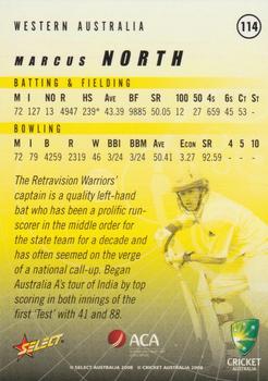 2008-09 Select Cricket Australia #114 Marcus North Back