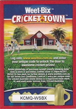 2009 Weet-Bix Cricket Town #NNO Shaun Tait Back