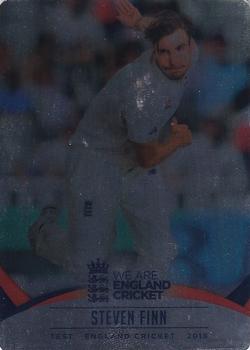 2018 Tap 'N' Play We are England Cricket - Silver Foil #014 Steven Finn Front