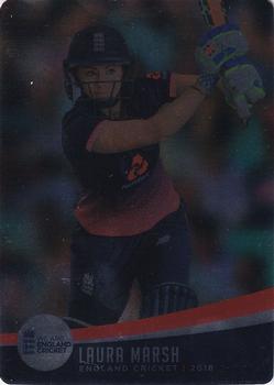 2018 Tap 'N' Play We are England Cricket - Silver Foil #054 Laura Marsh Front