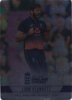 2018 Tap 'N' Play We are England Cricket - Silver Foil #070 Liam Plunkett Front