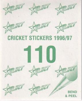 1996-97 Select Stickers #110 Greg Matthews Back