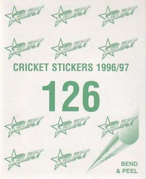 1996-97 Select Stickers #126 Michael Kasprowicz Back