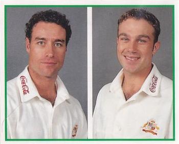 1997-98 Select Cricket Stickers #5 Michael Bevan / Michael Slater Front