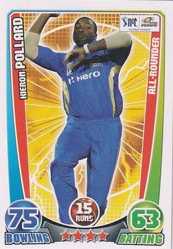 2012 Topps Cricket Attax IPL #NNO Kieron Pollard Front