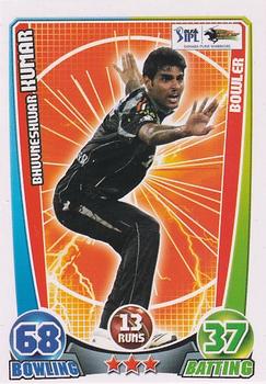 2012 Topps Cricket Attax IPL #NNO Bhuvneshwar Kumar Front