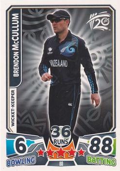 2014 Topps Cricket Attax ICC World Twenty20 #80 Brendon McCullum Front