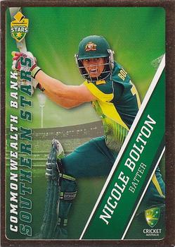 2015-16 Tap 'N' Play CA/BBL Cricket - Gold #048 Nicole Bolton Front