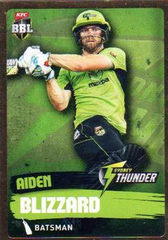 2015-16 Tap 'N' Play CA/BBL Cricket - Gold #167 Aiden Blizzard Front