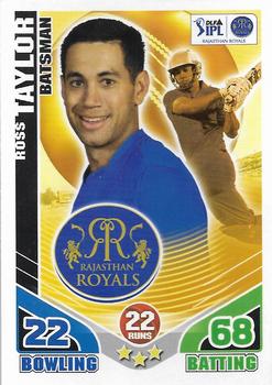 2011 Topps Cricket Attax IPL #NNO Ross Taylor Front